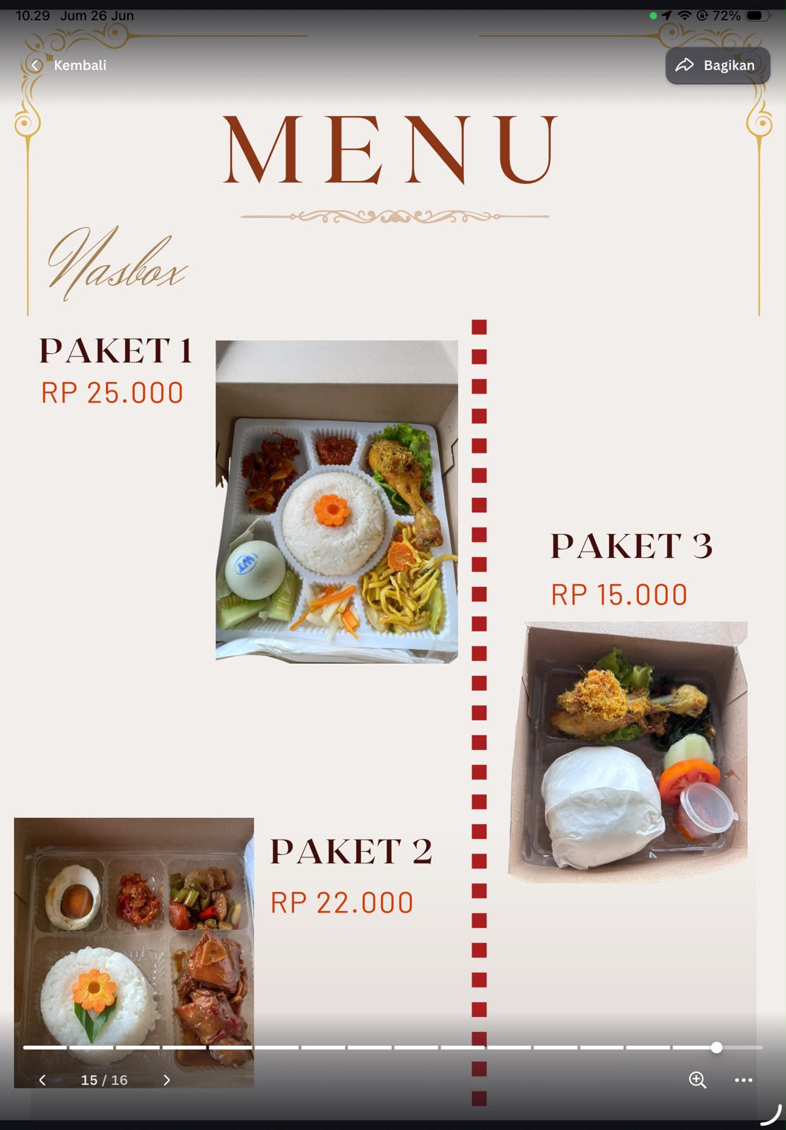 Paket Nasi Box