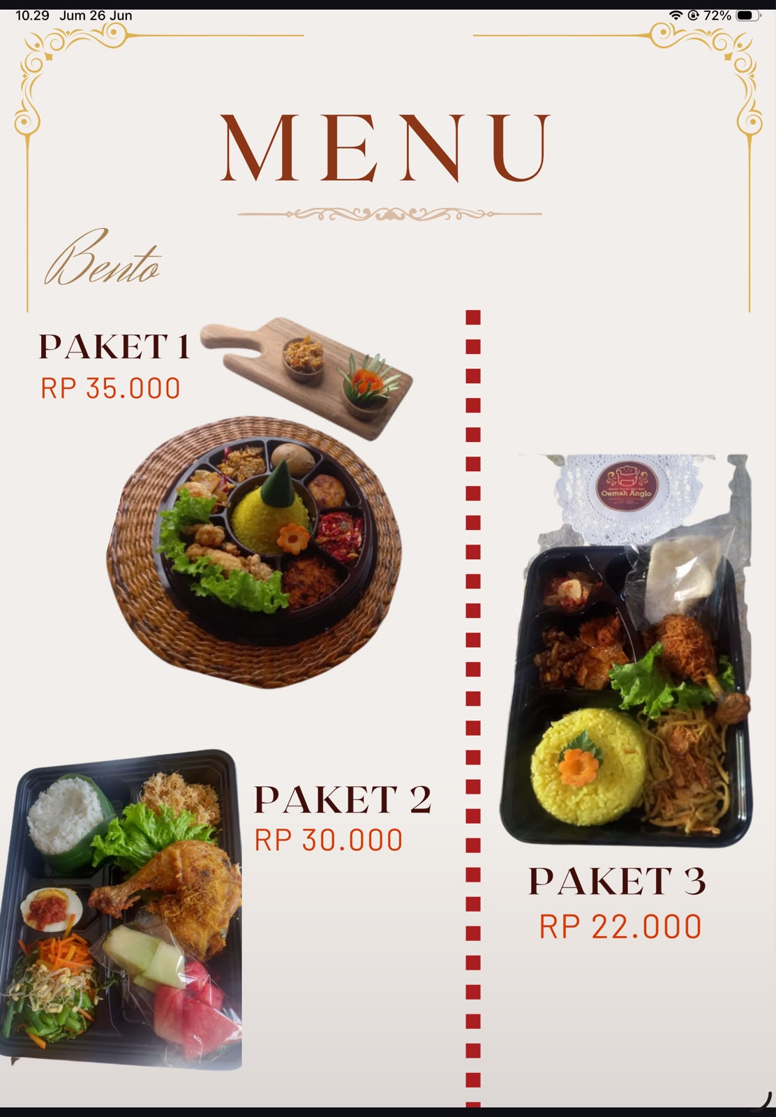 Paket Bento